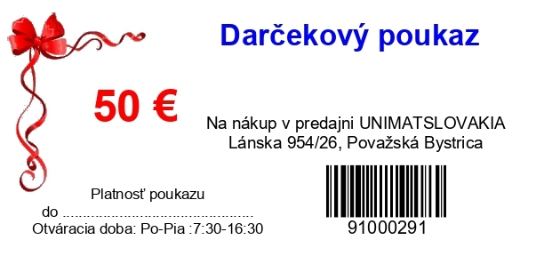Darčekový poukaz 30 €